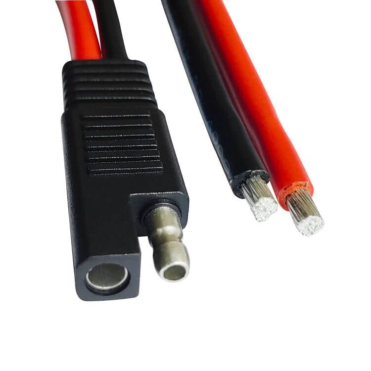 12AWG SAE Connector Extension Cable,  3Pack  SAE Quick Disconnect Plug Automotive Solar Panel Plug 30cm 1ft Garden Patio