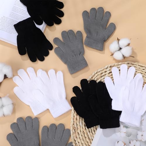 Guantes de invierno elásticos de punto para niños de 7 a 12 años Neer 4