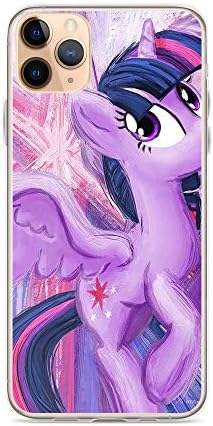 TEEMT Compatible with iPhone 11 Case My Little Pony Pinkie Pie Fluttershy Rainbow Dash Pure Clear Phone Cases Cover