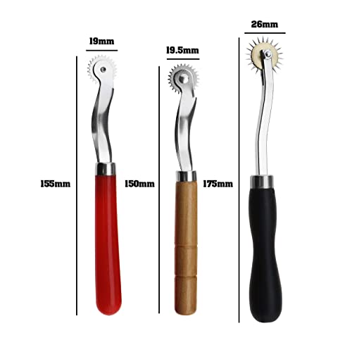 eMagTech 3PCS Tracing Wheel Sewing Tool Needle Point Tracing Wheel ...