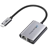 Cable Matters USB C 有線LANアダプター 140W充電対応｜1000Mbps ギガビット LAN USB C 変換アダプタ｜MacBook Pro・Dell XPS・Surface 対応｜Chromecast with Google TV（2020以降）で最大480Mbps対応