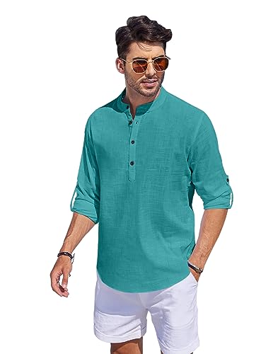 Image of Bellstone Kurta for Man | Men's Trendy Short Kurta | Shirt for Man | Men's Casual Shirts | Kurta Wedding for Men | Stylish Full Sleeve Shirts | Mandarin Collar Short Kurta for Men
