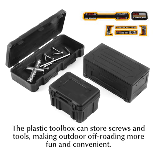 Accessoires 1/10 RC Crawler avec planche de récupération et boîte à outils robustes - 5