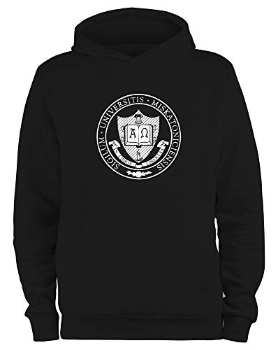 Preisvergleich Produktbild Styletex23 Kapuzenpullover Miskatonic University Arkham, schwarz XL