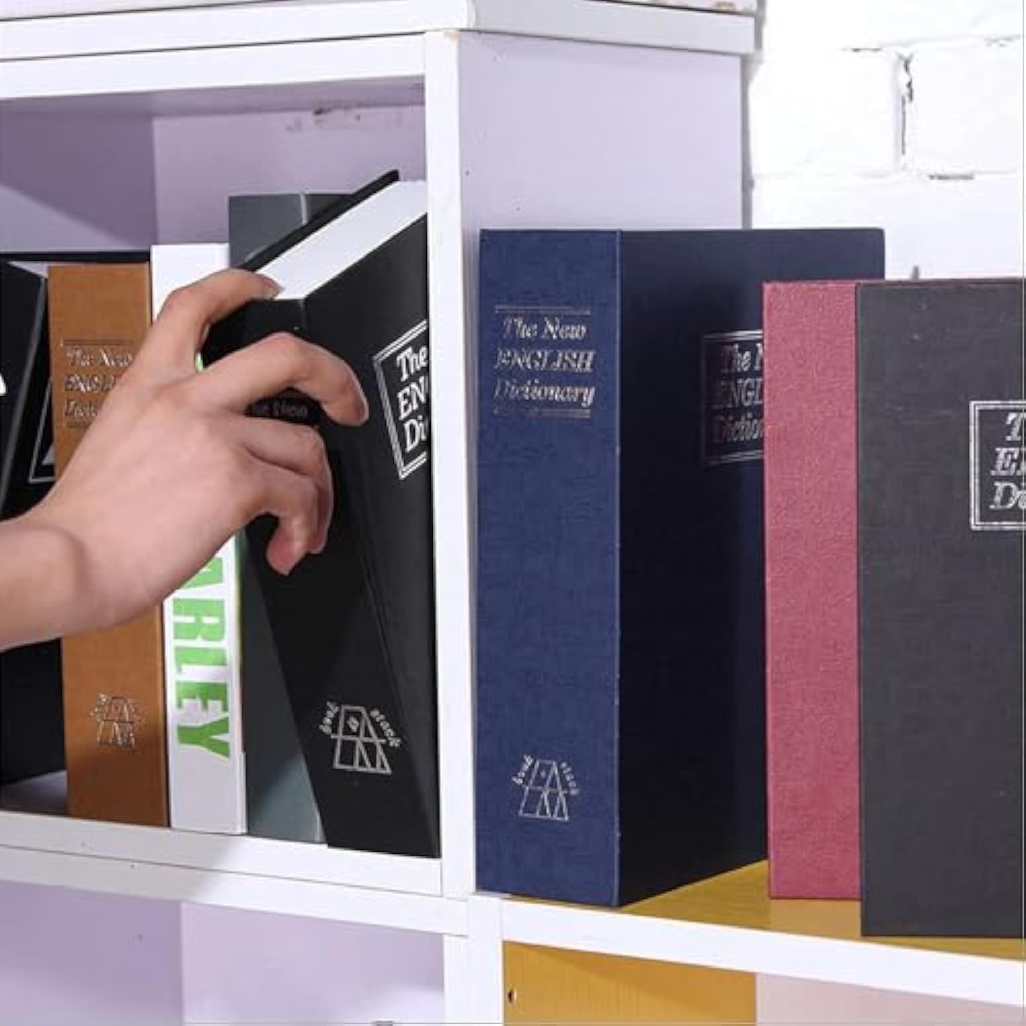 Hidden Book Safe - Small Dictionary Locker with Key Lock