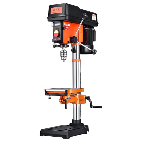 VEVOR 12 in Benchtop Drill Press, 5 Amp 120V, Variable Speed...