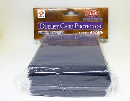 遊戯王 初期スリーブ デュエリストカードプロテクター ブルー 青 100枚入り