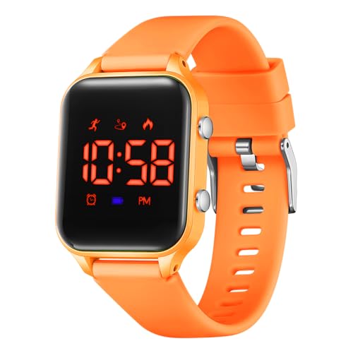 Image of LAVAREDO Kids Digital Watches for Boys Girls,Waterproof Sport Watch with Pedometer Stopwatch Vibration Alarm for Ages 5-13,No App Fitness Tracker Watch for Kids Teens Birthday Gifts