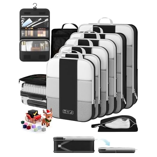 10 Compression Packing Cubes for Organization