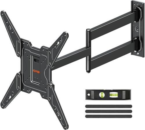 Image of ELIVED 31.3 Inch Long Arm TV Mount for Most 32-65 Inch TVs, Swivel and Tilt Long Extension TV Wall Mount, Full Motion Wall Mount Bracket Max VESA 400x400mm, Holds up to 99 lbs.