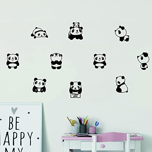 Vinilo Decorativo de Pared Panda Pequeño 10 Pzs 86x163 cm miniatura 7