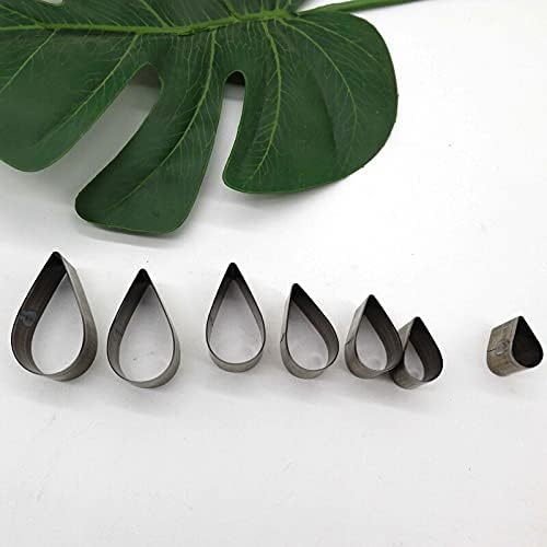 DIY leather craft water drop shape modeling die cutting knife mould hand punch tool