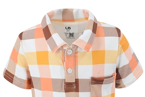 Image of Unique Baby Moisture Wicking Kids Polo Shirts for Toddler Boys Polo Shirt