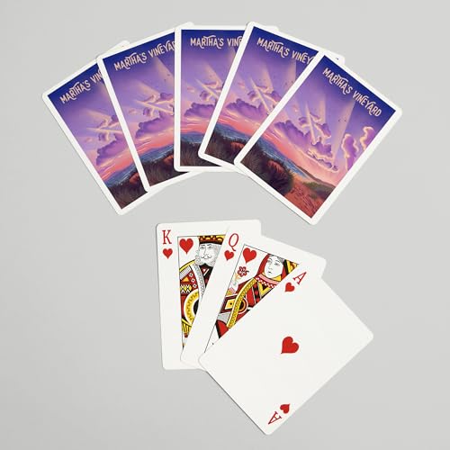 Martha's Vineyard Naipes de Poker 52 Cartas miniatura 7