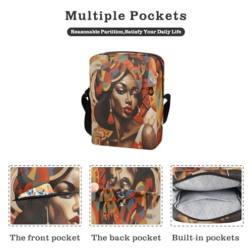 messenger bags Small Crossbody Bags For Women Lady Shoulder Handbags Adjustable Strap for outdoor sports outdoor sports- Black Female Red Orange2