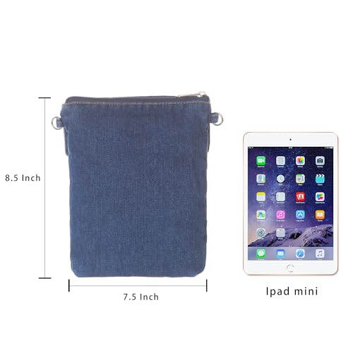 AOCINA Small Denim Purse Blue Jean Crossbody Bags for Women Phone Bag by AOCINA - Used condition - Image 4