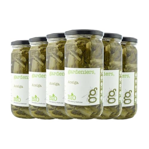 Acelga ecológica Gardeniers 680 g pack de 6 frascos. Total de 4.08kg