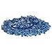 American Fireglass 1/2” Fire Glass | Use in Fireplace, Fire Pits or Bowls | for Natural Gas or Propane Fires | Safe Tempered Glass for Outdoor & Indoor | Pacific Blue, 10lb Bag