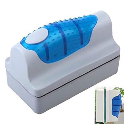 Elehui Fish Tank Cleaner Brush Floating Aquarium Magnetic Fish Tank Glass Algae Scrubber Cleaner Brush Tools Cleaning Equipment Fish Tank Accessories (S)