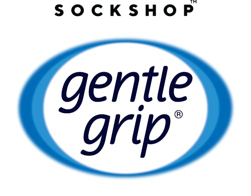 SOCKSHOP Gentle Grip Ladies Bamboo Socks Pack of 3 Denim 4-8