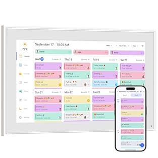 ✅The Ultimate Smart Wall Planner Family Calendar:Livingpai Digital Calendar (App/Touch Screen Dual Control) - Add family members, synchronize calendars, and assign tasks with just one click, making it easy for everyone to see at a glance.Designed for...