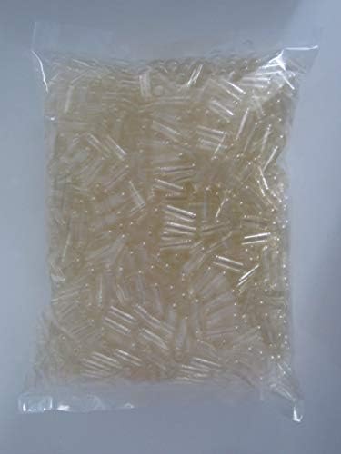 1000 Empty Gelatin Capsules - Size 00 - (Kosher & Halal) US Quality