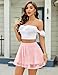 Avidlove Pleated Skirts for Women Lace Trendy Athletic Skirts Lace Schoolgirl Lingerie (Pink, X-Large)
