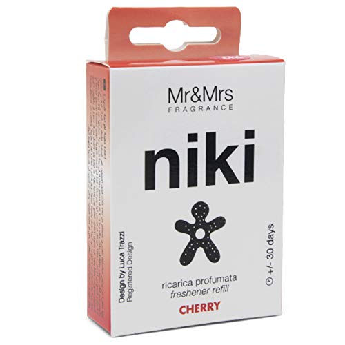 Mr & Mrs FRAGRANCE Recharge pour Diffuseur de Parfum Voiture Niki Parfum Cherry
