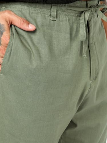 Image of Bewakoof Men's 100% Cotton Solid Regular Fit Trousers | Pant for man | Chinos pants for men | Men trousers | Casual Pants for Men | Trousers for man | Men's Regular Casual Pants | Cotton Pant for Men | Everyday Casual | Utility Streetwear | Lightweight & Flexible