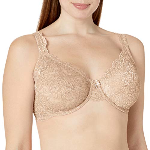 Smart & Sexy Women's Plus-Size Curvy Signature Lace Unlined Underwire Bra with Added