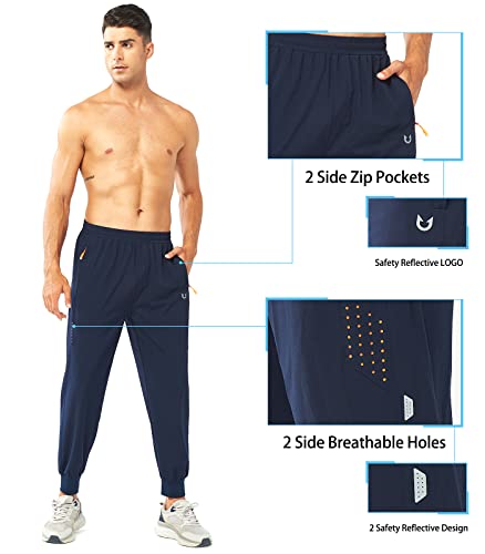 Image of NORTHYARD Men's Athletic Running Pants Lightweight Quick-Dry Joggers Gym