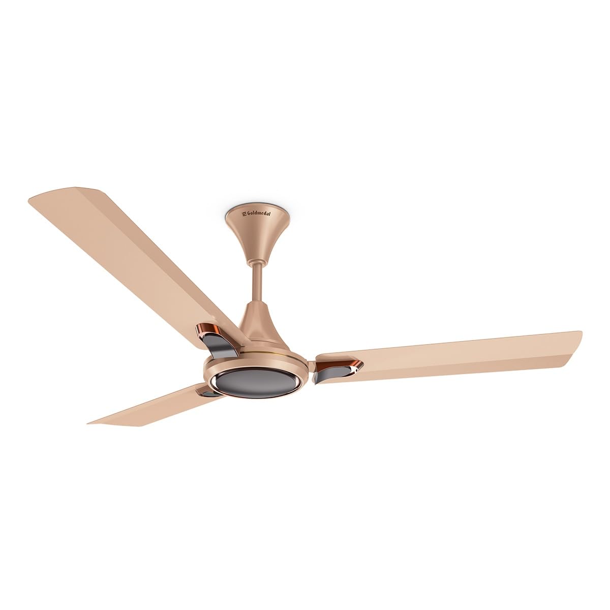 Goldmedal Senora 1200 mm BEE Certified Star Rated Decorative Ceiling Fan | Anti Dust | Pack of 1| High Air Delivery| 100% Copper Motor | High RPM | 2 years Warranty (Midas Gold) (B0C2CQMXZG) Amazon Price History, Amazon Price Tracker