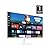 SAMSUNG 32-Inch M5 (M50D) Series FHD Smart Monitor with Streaming TV, Speakers, HDR10, Gaming Hub, Multiple Ports, Workout Tracker, Vision Accessibility Tools, LS32DM501ENXZA, 2024