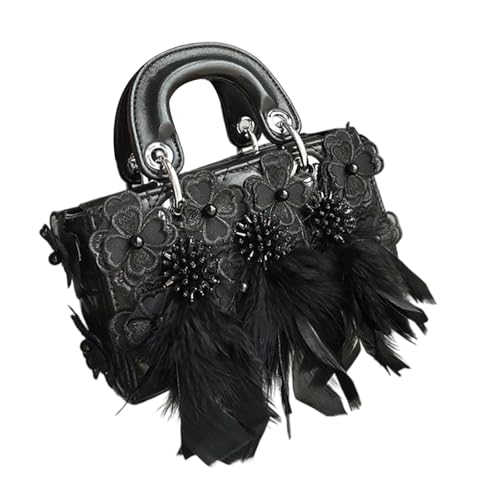 Sac à bandoulière pour mariage et soirée en dentelle florale haut de gamme