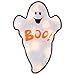 Northlight 12 White and Orange Holographic Lighted Ghost Halloween Window Silhouette