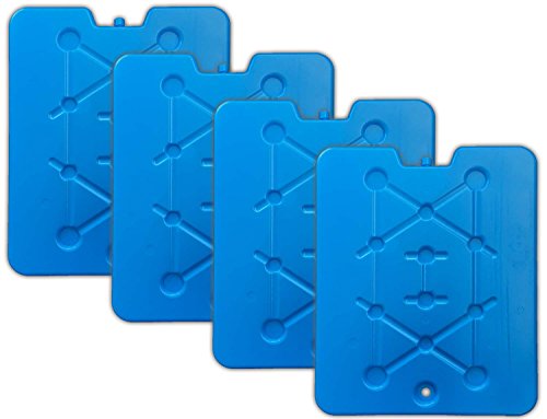 4 pieza ultraplana XXL por 800 g | kühlpads Acumuladores nevera Cajas