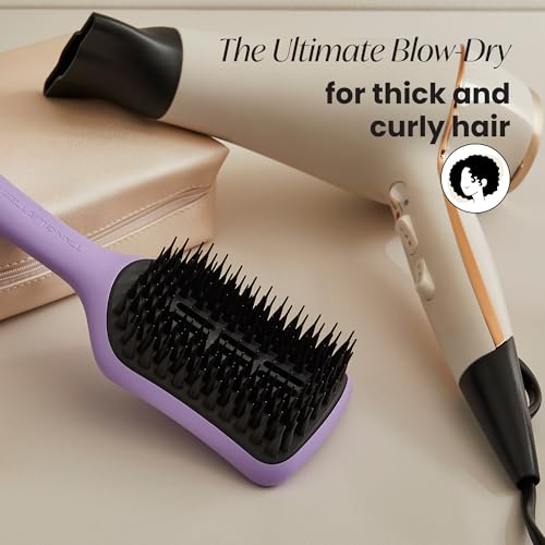 Foto von Tangle Teezer Easy Dry & Go große Belüftete Haarbürste für Feines bis Mitteldickes Nasses Haar – Verleiht Volumen, Glätte & Glanz – Reduziert Föhnzeit & Schäden - Lila Wolke