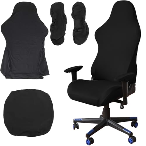 ANBWEHR Gamingstoelbekleding, 8 stuks, bureaustoel met armleuningen/stoelrug, bureaustoel, voor computerstoelen, Dx Racing, pc-stoelbekleding, geen stoel