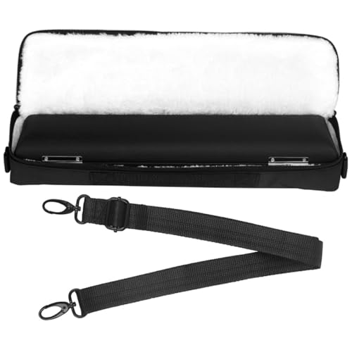 Levemolo Flute Carrying Storage Holder Portable Flute Case with Groove Design Accessory Container for Musicians