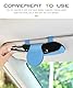 Flaconi Brillenhalter für Auto, Sonnenbrillenhalter Auto,Auto Brillenetui Sonnenbrillenhalter,Aonnenblenden Auto Organizer,Auto Brillenhalter,Auto Sonnenbrillenhalter (Blau)