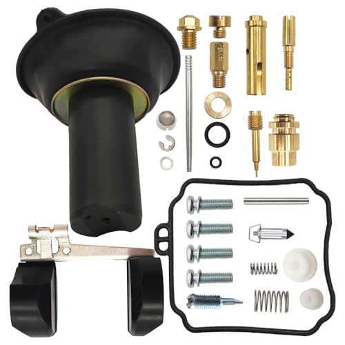 Image of 2-Pack Carburetor Carb Rebuild Repair Kits with Diaphragm Replacement for Yamaha V Star 650 XVS650 XVS650A XVS650AT 1998-2016