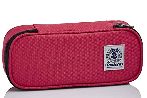 Dimensioni: 23x10x5,5 cm Invicta Bustina Ovale, Bagagli- Set di bagagli Bambini e ragazzi, Rosa (Rosa), Taglia Unica