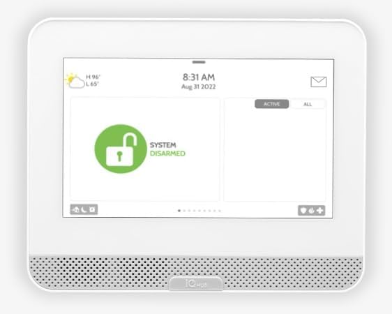 Qolsys IQPH056 AT&T IQ4 Hub 345 MHz, Whole Home Hub with 7" Touchscreen