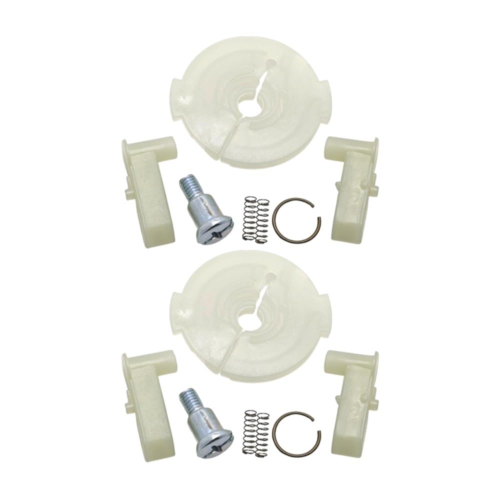 Juego de 2 resortes de Retorno de fricción for guía de trinquete de Arranque de Retroceso, Compatible con Motores de cortacésped GX120, GX160 y GX200.