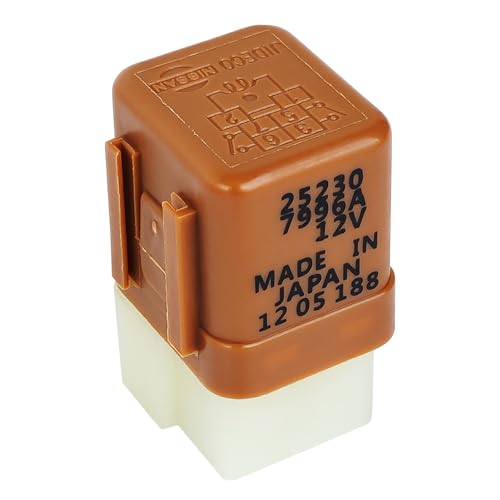 25230-7996A 12VDC Nissan 6Pins Automotive Headlight Fan Relay Fit for Nissan Infiniti Leaf Altima Armada QX50 QX60 Q70 QX80 Supersession 25230-79963 25230-799