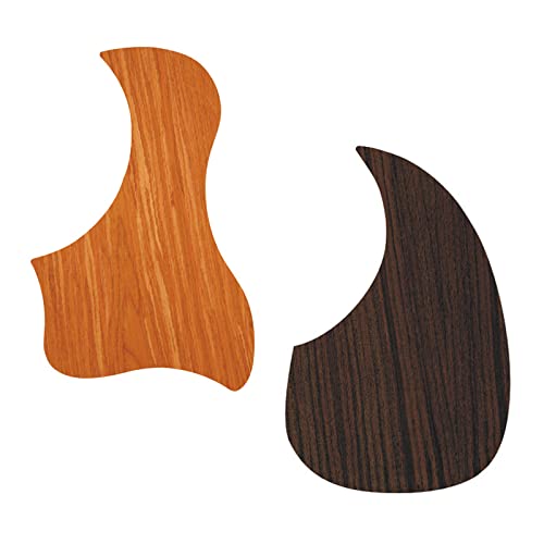 KOCOME Escudo de guitarra acústica, adesivo autoadesivo antiarranhões para guitarra placa de proteçã