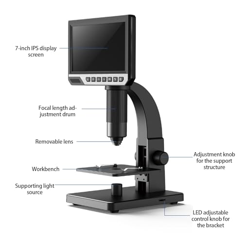 Microscope numérique pour contrôle soudure électronique sur écran LED