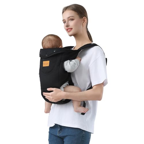 baby carrier newborn to toddler7-30lbs toddler carrier baby holder carrier with adjustable shoulder strap chest carriers black