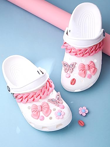 Butterfly Shaped Shoe Chains for Teens, DIY Decoration