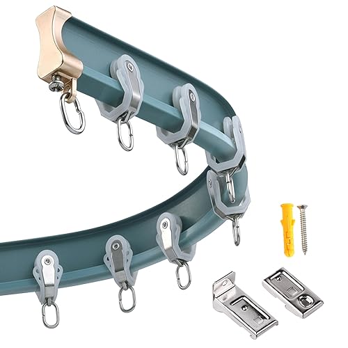 Rail de rideau flexible idéal pour séparation de pièce et studio - 2